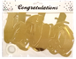 Bunting Cursive Letters Congratulations