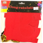 Banner Cutout Congratulations Letter
