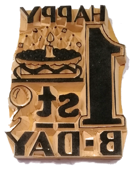 Rubber Stamp Birthday Occasion
