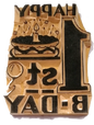 Rubber Stamp Birthday Occasion