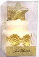 Souvenir Cake Towel Star Gold
