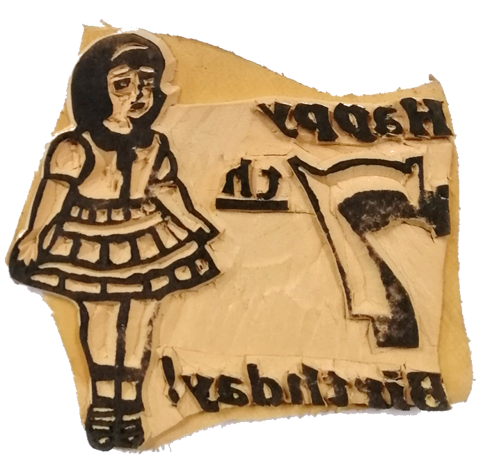 Rubber Stamp Birthday Occasion