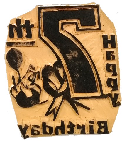 Rubber Stamp Birthday Occasion