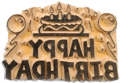 Rubber Stamp Birthday Generic