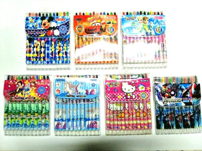 Crayons Rolling Assorted Design