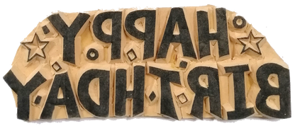 Rubber Stamp Birthday Generic