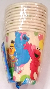 Paper Cups with Characters