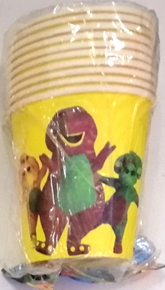 Paper Cups with Characters