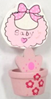 Picture Holder Baby Girl Bib