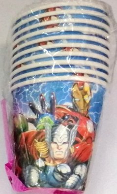 Paper Cups with Characters