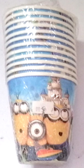 Paper Cups with Characters