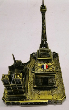 Souvenir Country Paris With Eiffel Tower Display