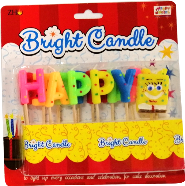 Candle Happy Birthday Character