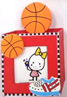 Souvenir Basketball Wood Box