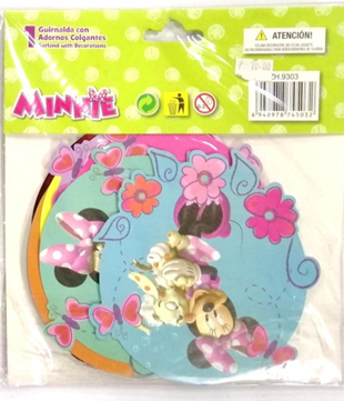 Decor Hanging Swirl Minnie Mouse