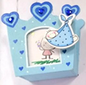 Pencil Holder Crown Blue
