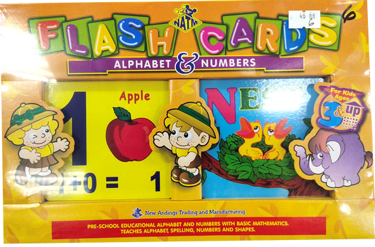 Educational Flash Cards Alphabet & Numbers