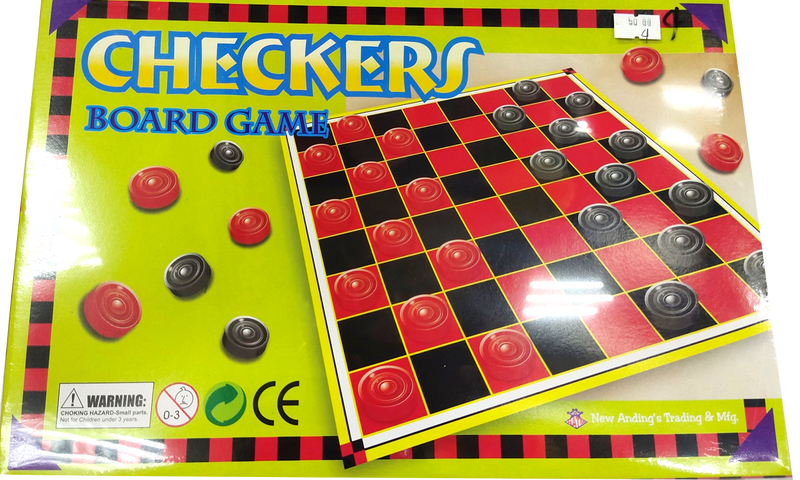 Game Checkers Board