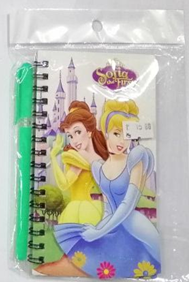 Notebook with Pen Disney Princess