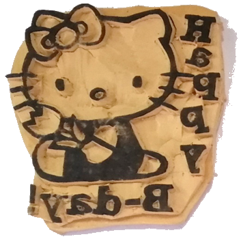 Rubber Stamp for Girls Group 1 (Per Pc)