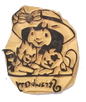 Rubber Stamp for Girls Group 2 (Per Pc)