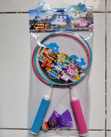 Sport Badminton Character Set