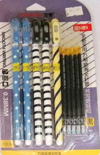 Pen Ballpen Set 5pcs with Refill