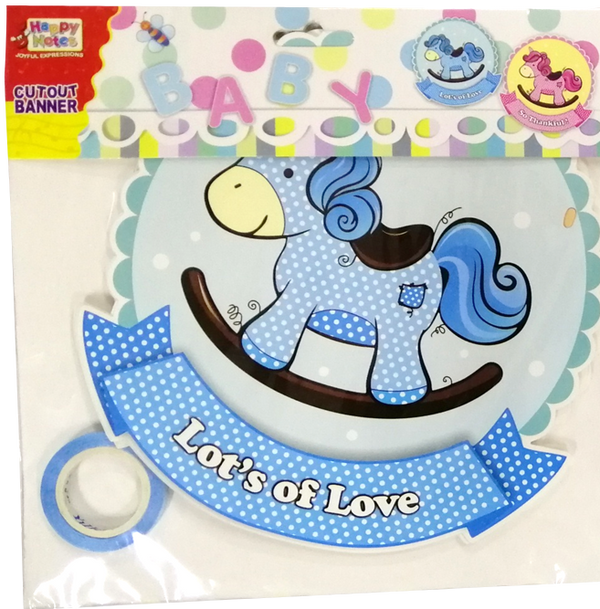 Banner Cutout Rocking Horse