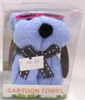 Souvenir Cartoon Towel Blue Dog