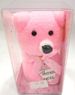 Souvenir Pink Bear Towel