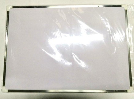 White Board Plain with Aluminum Frame