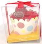 Souvenir Towel Cupcake Design with Cherry