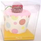 Souvenir Towel Cupcake Design with Cherry