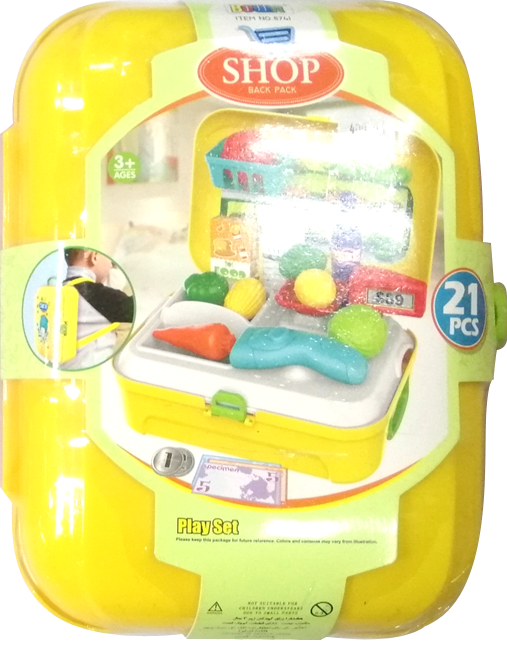 Play Set Shop Back Pack Kitchen Set Kit