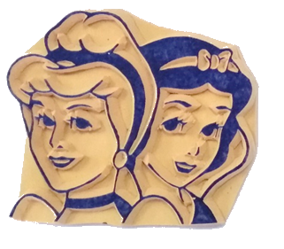 Rubber Stamp for Girls Group 5 (Per Pc)