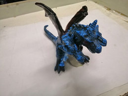 Figure Ghidora Rubber 3 Headed Dragon