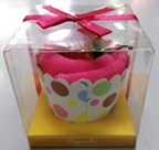 Souvenir Towel Cupcake Design with Strawberry