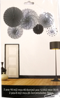 Fan Paper Decorative Black