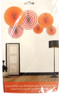 Fan Paper Decorative Orange