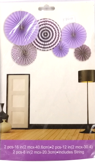 Décor Paper Fan Violet