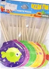 Cupcake Topper Party Picks (Generic)