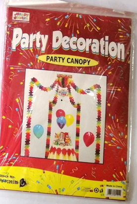 Décor Assorted Colors Party Canopy