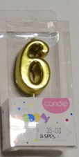 Candle Gold Number