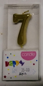 Candle Gold Number