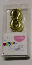 Candle Gold Number