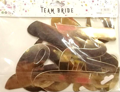 Bunting Team Bride
