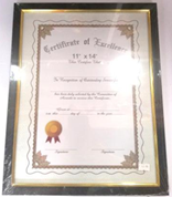 Certificate Frame