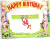 Cake Topper Background Frame