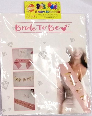 Sash Bride To Be Set