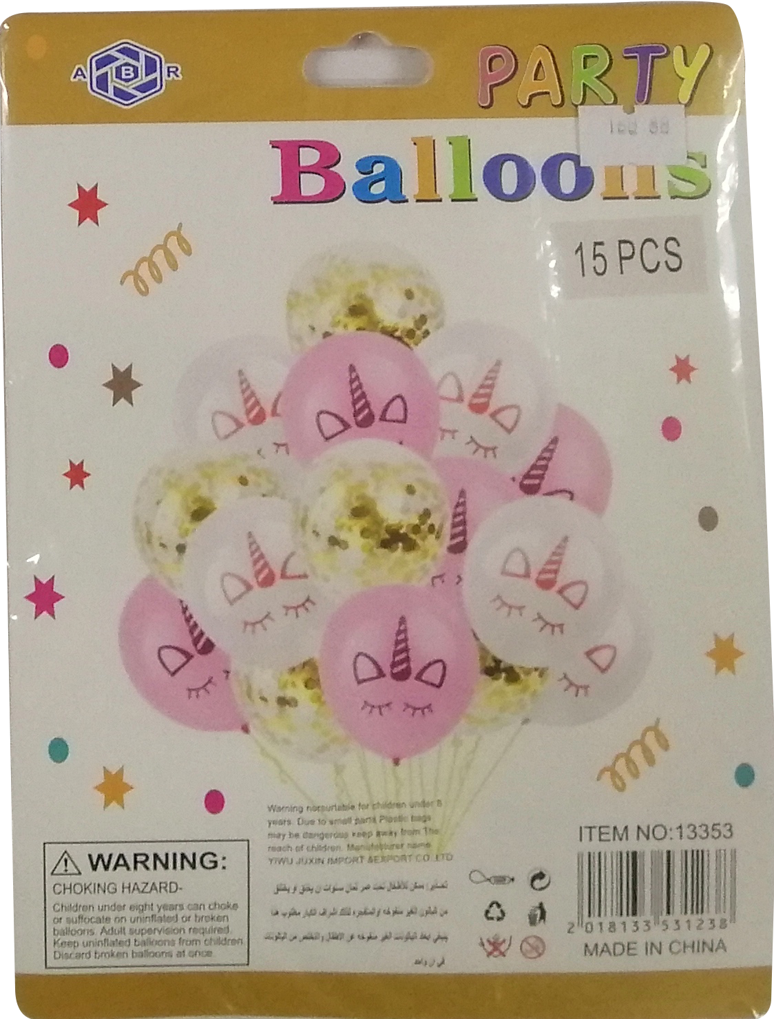 Balloon Set Unicorn